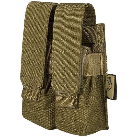 Flyye Ver. FE Doppel-Magazintasche für 9 mm-Kaliber MOLLE-Befestigungssystem Coyote Brown
