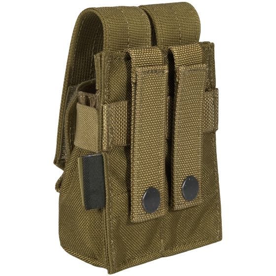 Flyye Ver. FE Doppel-Magazintasche für 9 mm-Kaliber MOLLE-Befestigungssystem Coyote Brown