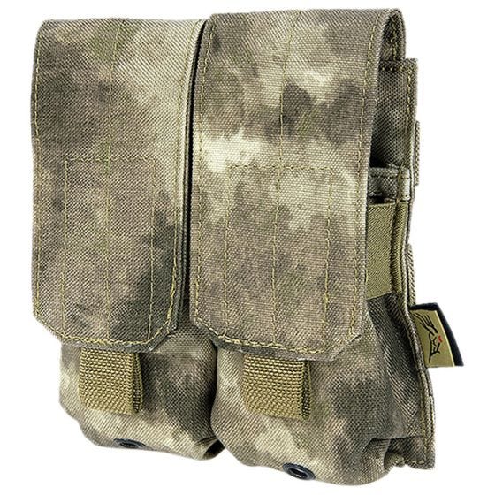 Flyye Doppel-Magazintasche für M4/M16 MOLLE-Befestigungssystem A-TACS AU