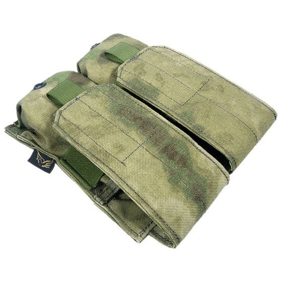 Flyye Doppel-Magazintasche für M4/M16 MOLLE-Befestigungssystem A-TACS FG