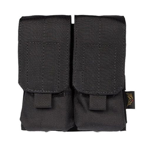 Flyye Doppel-Magazintasche für M4/M16 MOLLE-Befestigungssystem Schwarz