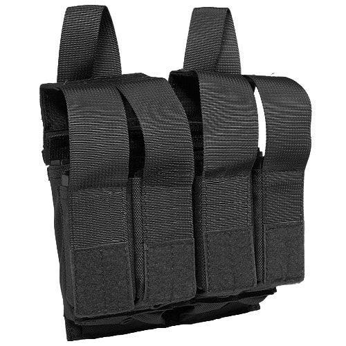 Flyye Magazintasche für 2 M4/M16- & 4 Pistolenmagazine MOLLE-Befestigungssystem Schwarz