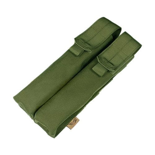 Flyye Doppel-Magazintasche für P90/UMP MOLLE-Befestigungssystem Olive Drab