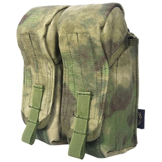 Flyye Doppel-Magazintasche für AK mit MOLLE-Befestigungssystem A-TACS FG
