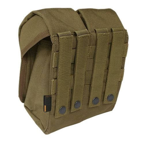 Flyye Doppel-Magazintasche für AK mit MOLLE-Befestigungssystem Coyote Brown
