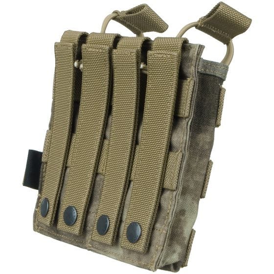 Flyye EV Universal Doppel-Magazintasche mit MOLLE-Befestigungssystem A-TACS AU