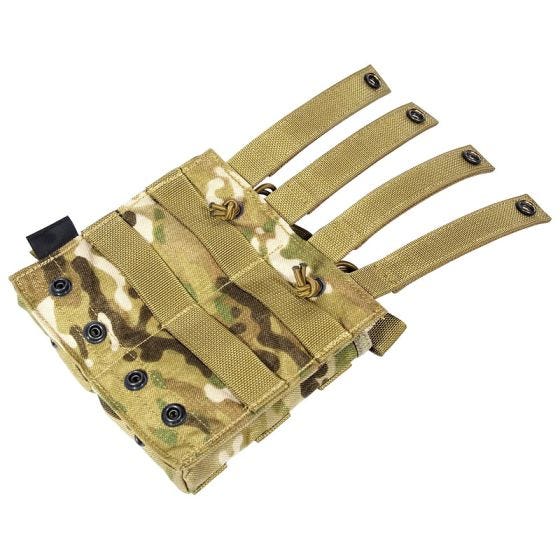 Flyye EV Universal Doppel-Magazintasche mit MOLLE-Befestigungssystem MultiCam