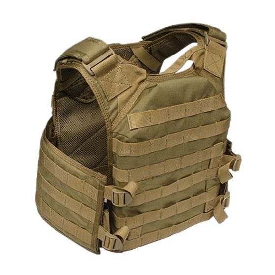 Flyye FAPC GEN 2 Weste mit zusätzlichem abnehmbarem Plattenträger Coyote Brown