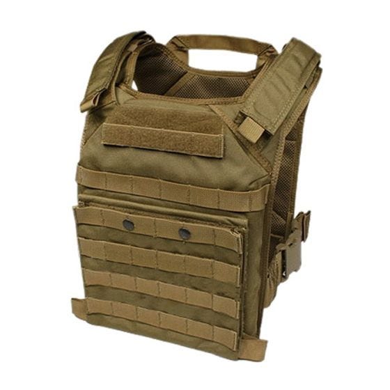 Flyye FAPC GEN 2 Weste mit zusätzlichem abnehmbarem Plattenträger Coyote Brown