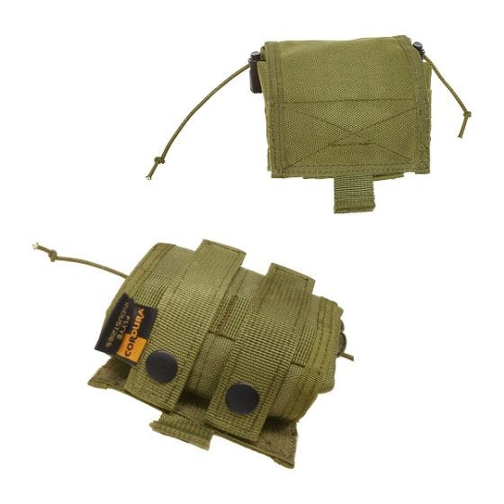 Flyye Faltbare Magazin-Drop-Tasche MOLLE-Befestigungssystem Khaki