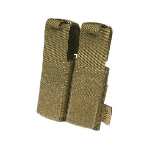 Flyye Doppel-Magazintasche für .45-Kaliber MOLLE-Befestigungssystem Coyote Brown