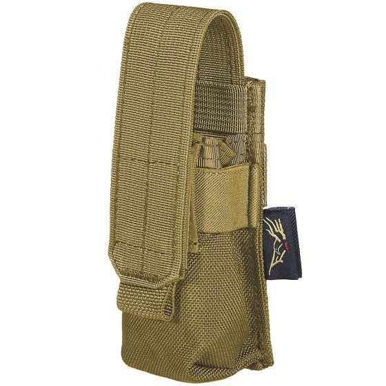 Flyye Ver. FE Einzel-Magazintasche 9 mm MOLLE-Befestigungssystem Coyote Brown