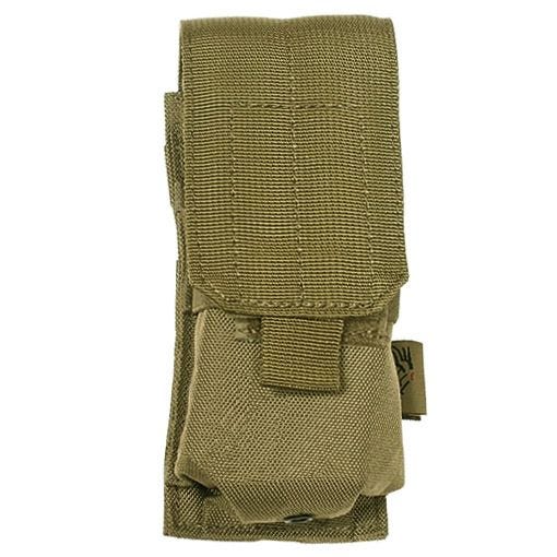 Flyye Einzel-Magazintasche für M4/M16 mit MOLLE-Befestigungssystem Khaki