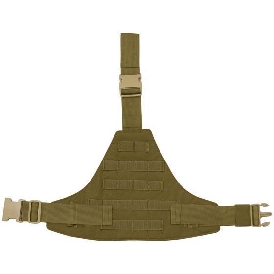Flyye MOLLE-Beinplatte Dreieck Coyote Brown