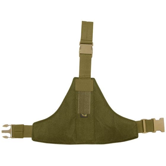 Flyye MOLLE-Beinplatte Dreieck Coyote Brown