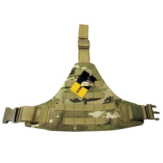 Flyye MOLLE-Beinplatte Dreieck MultiCam