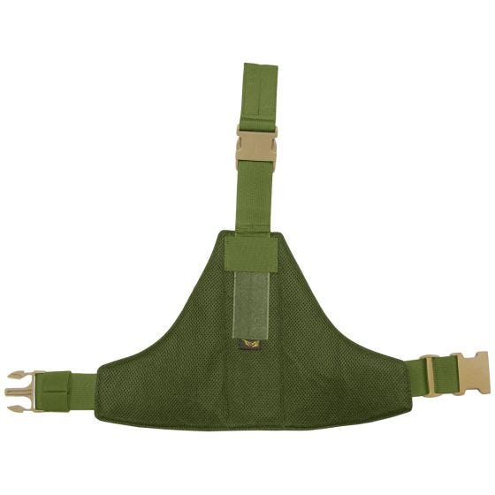 Flyye MOLLE-Beinplatte Dreieck Olive Drab