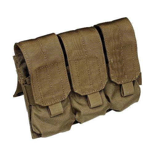 Flyye Dreifach-Magazintasche für M4/M16 mit MOLLE-Befestigungssystem Coyote Brown