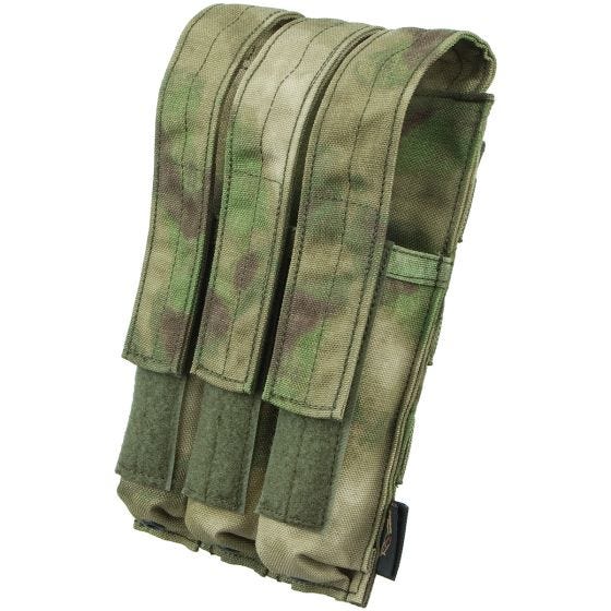 Flyye Dreifach-Magazintasche für MP5 mit MOLLE-Befestigungssystem A-TACS FG