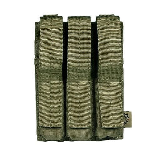 Flyye Dreifach-Magazintasche für MP5 mit MOLLE-Befestigungssystem Ranger Green