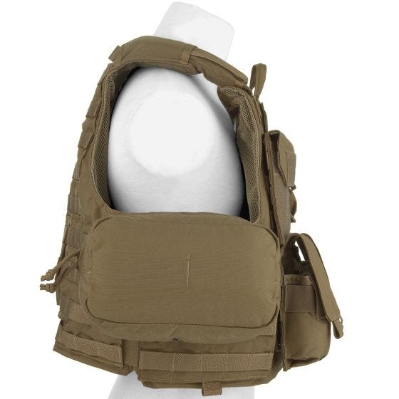Flyye Force Recon Weste mit Taschen-Set Ver. Maritim Coyote Brown