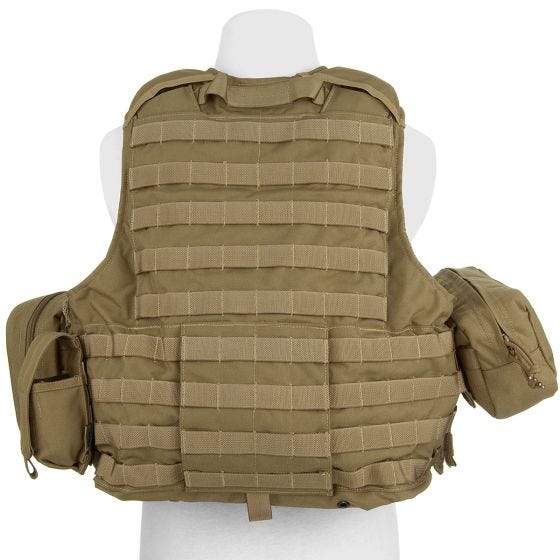 Flyye Force Recon Weste mit Taschen-Set Ver. Maritim Khaki