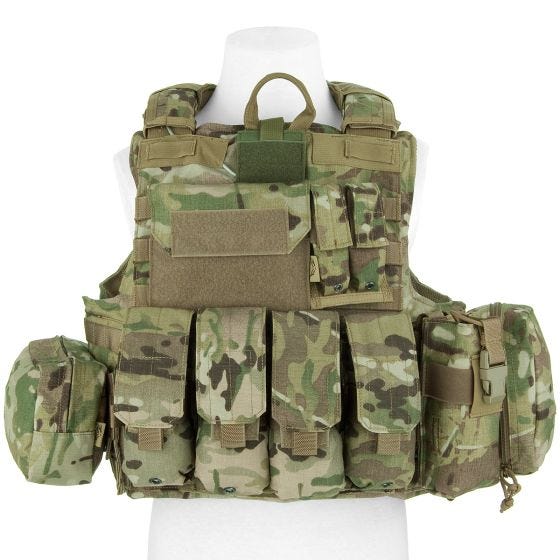 Flyye Force Recon Weste mit Taschen-Set Ver. Maritim MultiCam