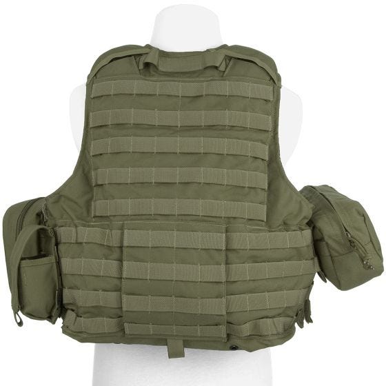 Flyye Force Recon Weste mit Taschen-Set Ver. Maritim Ranger Green