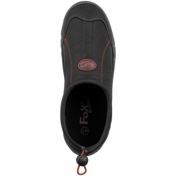 Fox Outdoor Neopren-Badeschuh Schwarz