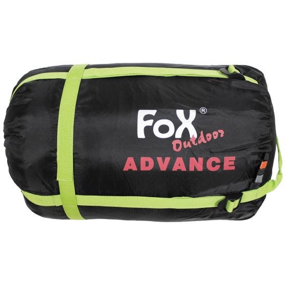 Fox Outdoor Advance Mumienschlafsack Schwarz / Grau
