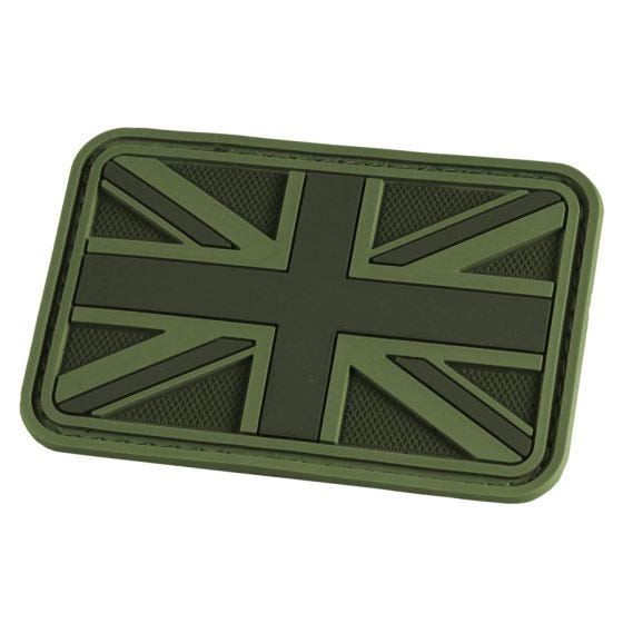 Hazard 4 Union Jack 3D-Patch mit UK-Flagge OD Green