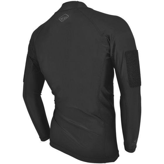 Hazard 4 Combat Base Rashguard-Shirt aus Lycra Schwarz