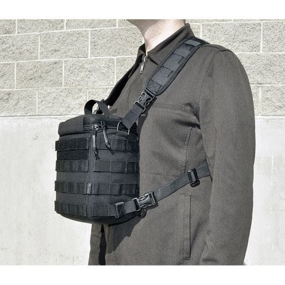 Hazard 4 Forward Observer SR-Kameratasche mit MOLLE-Befestigungssystem Schwarz
