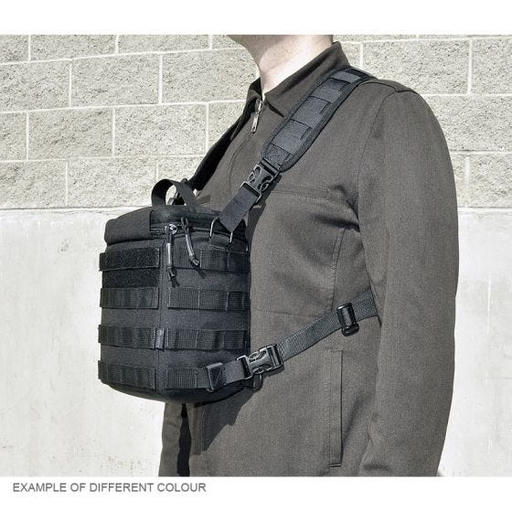 Hazard 4 Forward Observer SR-Kameratasche mit MOLLE-Befestigungssystem Coyote