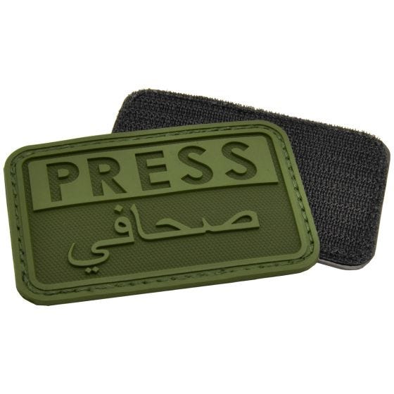 Hazard 4 Press/Arabic 3D-Patch für Reporter OD Green