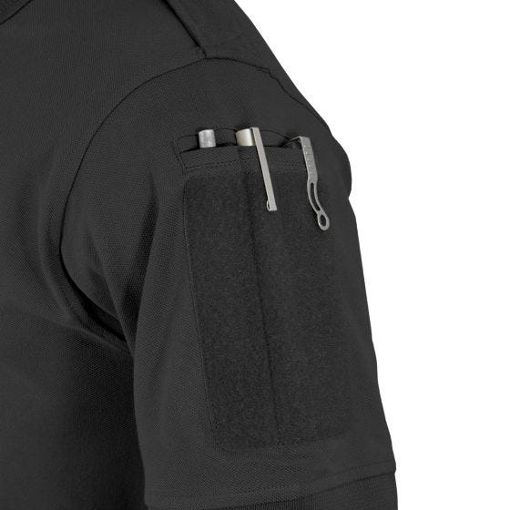Hazard 4 Undervest Schlichtes Einsatz-Polohemd Schwarz