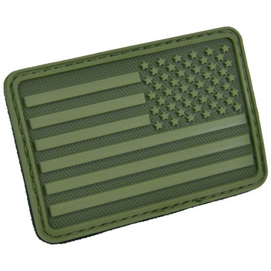 Hazard 4 Patch USA-Flagge Rechts Olive Green