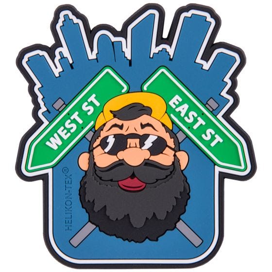 Helikon Urban Beardman Patch Blau