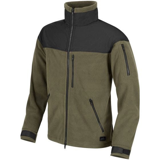 Helikon Classic Army Fleecejacke Olive Green/Schwarz