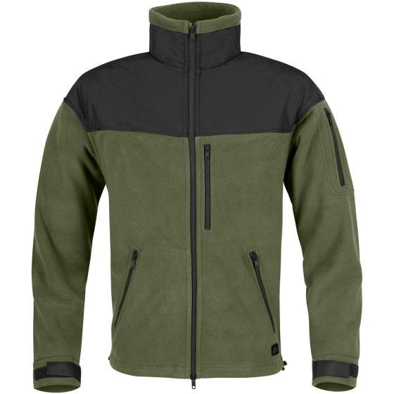 Helikon Classic Army Fleecejacke Olive Green/Schwarz