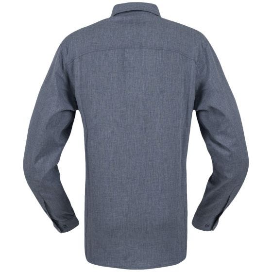 Helikon Defender Mk2 Gentleman Langarm-Hemd Melange Schwarz-Grau