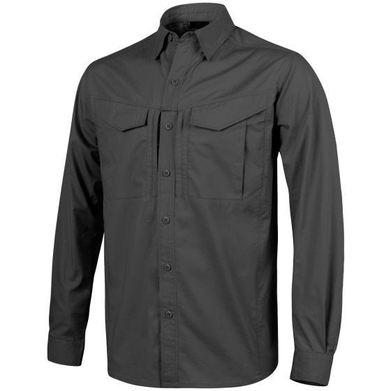 Helikon Defender Mk2 langärmliges Hemd Schwarz