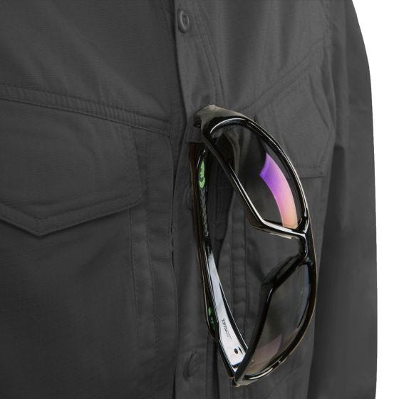Helikon Defender Mk2 langärmliges Hemd Schwarz