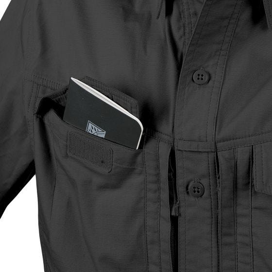 Helikon Defender Mk2 langärmliges Hemd Schwarz