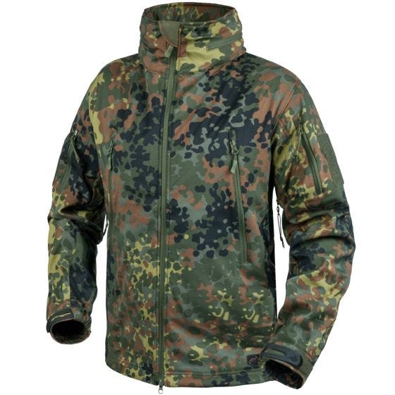 Helikon Gunfighter Softshell-Jacke Flecktarn