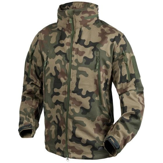 Helikon Gunfighter Softshell-Jacke PL Woodland