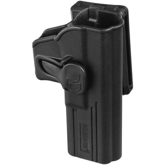 Helikon Holster mit Gürtelclip und Arretierungsknopf für Glock 17 Schwarz