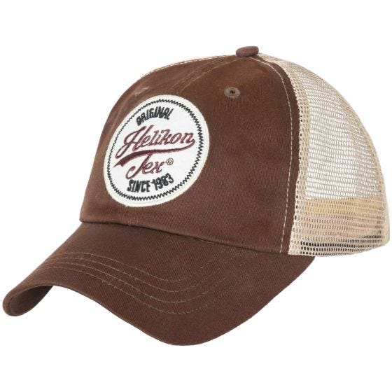 Helikon Trucker Logo Basecap Twill Mud Brown