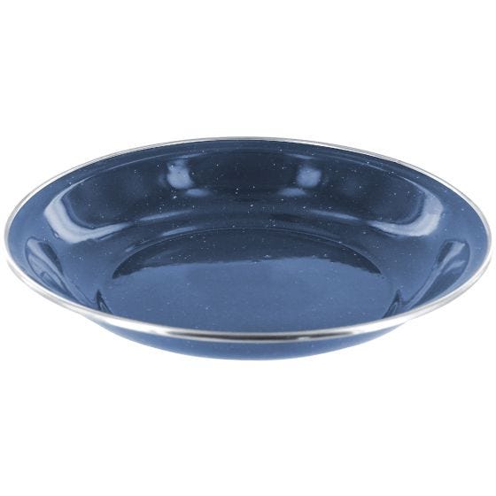 Highlander Deluxe Emaille-Suppenteller Navy Blue