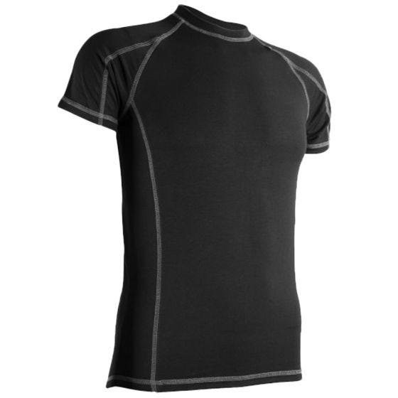 Highlander Bamboo 190 Herren Kurzarm-Oberteil Schwarz